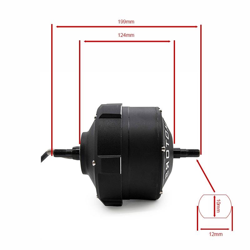 Motor MINIMOTORS 60V 1200W (Max. 2700W) spate – original Dualton Thunder/Ultra - imagine 6