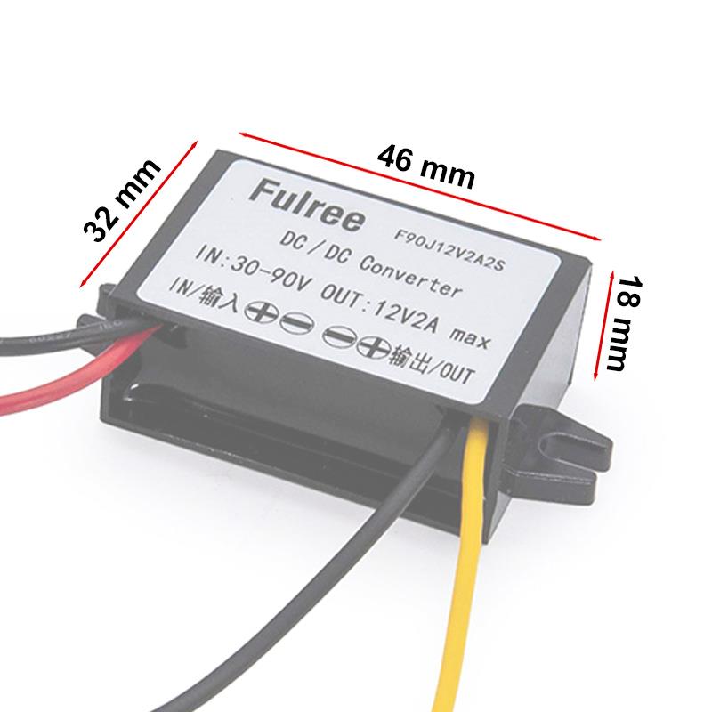 Convertisseur DC-DC Step Up 900W - Entrée 12-90V Sortie 12-130V - Module Élévateur De Tension Haute Puissance