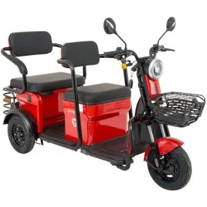 Tricicleta electrica ZT-17-G, motor 1300W, baterie 60V 20Ah GRAPHENE, autonomie 50km, viteza maxima 25km/h, nu necesita permis de conducere