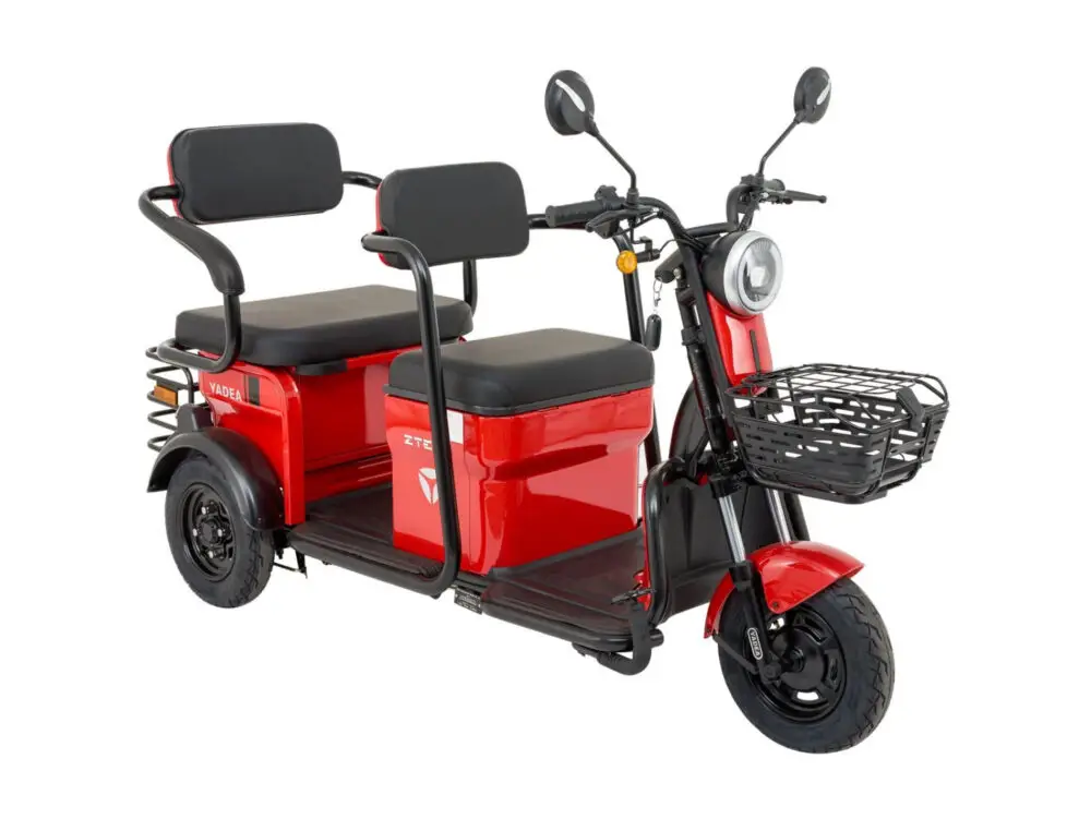Tricicleta electrica ZT-17-G, motor 1300W, baterie 60V 20Ah GRAPHENE, autonomie 50km, viteza maxima 25km/h, nu necesita permis de conducere