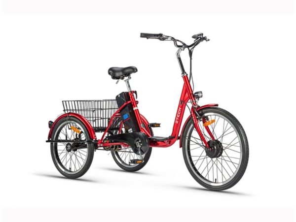 Tricicleta electrica cu asistare pedalata ZT-81 Trailer, motor 250W, 36V, 9Ah, autonomie 40-55km