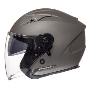 Casca open face pentru scuter - motocicleta MT Avenue SV titanium mat (ochelari soare integrati) XS (53/54cm)