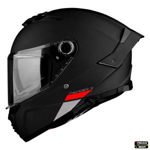 Casca integrala pentru scuter - motocicleta MT Thunder 4 SV A1 negru mat (ochelari soare integrati) – tip viziera MT-V-28B XXXL (65/66cm)