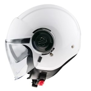 Casca pentru scuter - motocicleta MT Viale SV S A0 alb lucios (ochelari soare integrati) – omologare noua ECE 22.06 XS (53/54cm)