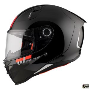 Casca integrala pentru scuter - motocicleta MT Revenge 2 S A1 negru lucios – omologare noua ECE 22.06 – tip viziera: MT-V-14B L (59/60cm)