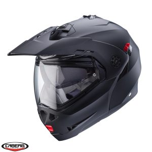 Casca modulabila pentru scuter - motocicleta (flip-up)/adventure Caberg model Tourmax X SV negru mat Pinlock ready – lentila Pinlock inclusa XL (61/62cm)