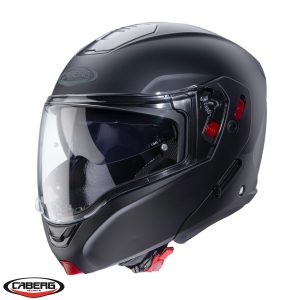 Casca modulabila pentru scuter - motocicleta (flip-up) Caberg model Horus X negru mat Pinlock ready – lentila Pinlock inclusa M (57/58cm)