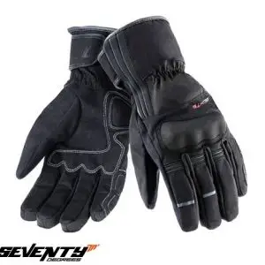 Manusi barbati pentru scuter - motocicleta Touring iarna Seventy model SD-T5 negru Negru XXXL (12 cm)