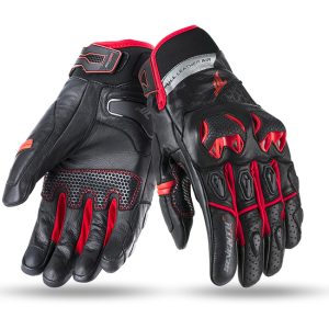 Manusi barbati pentru scuter - motocicleta Racing/Naked vara Seventy model SD-N32 negru/rosu Negru/rosu XXL (11 cm)