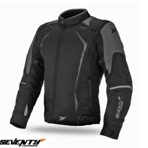 Geaca (jacheta) barbati pentru scuter - motocicleta Racing Seventy vara/iarna model SD-JR47 culoare: negru/gri Negru/gri XXXL