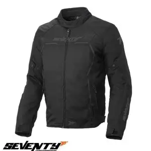 Geaca (jacheta) barbati pentru scuter - motocicleta Racing Seventy vara/iarna model SD-JR65 culoare: negru Negru XXXL