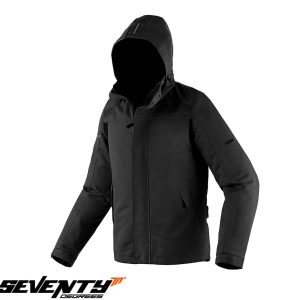 Geaca (jacheta) barbati pentru scuter - motocicleta Urban/Touring Seventy vara/iarna model SD-JC73 culoare: negru Negru XXXL