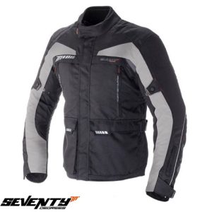 Geaca (jacheta) barbati pentru scuter - motocicleta Touring Seventy vara/iarna model SD-JT41 culoare: negru/gri Negru/gri S