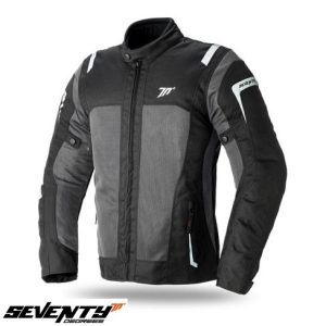 Geaca (jacheta) barbati pentru scuter - motocicleta Touring Seventy vara model SD-JT44 culoare: negru/gri Negru/gri L