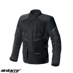 Geaca (jacheta) barbati pentru scuter - motocicleta Urban/Touring Seventy vara/iarna model SD-JT81 Navy culoare: negru Negru 4XL