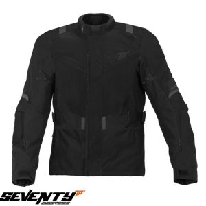 Geaca (jacheta) barbati pentru scuter - motocicleta Touring Seventy iarna model SD-JT83 culoare: negru Negru 4XL