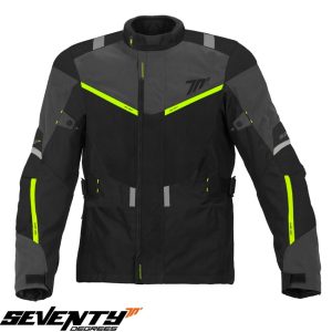 Geaca (jacheta) barbati pentru scuter - motocicleta Touring Seventy iarna model SD-JT83 culoare: negru/galben fluor Negru/galben fluor XXXL