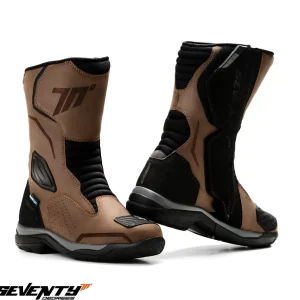 Ghete pentru scuter - motocicleta Touring Unisex Seventy model SD-BT13 culoare: maro Maro 49