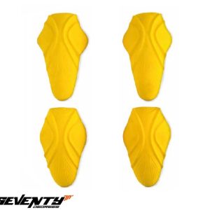 Set protectii umeri + coate Seventy model SD-A11 – culoare: galben – (set 4 bucati)
