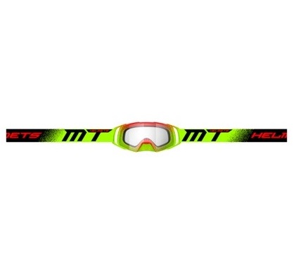 Ochelari MT off road (cross-enduro) pentru scuter - motocicleta MX EVO Life A3 galben fluor – culoare: galben fluor