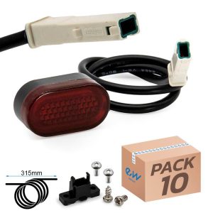 Lumina aripă spate 5-12V pentru Xiaomi M365 și Pro - 10 buc