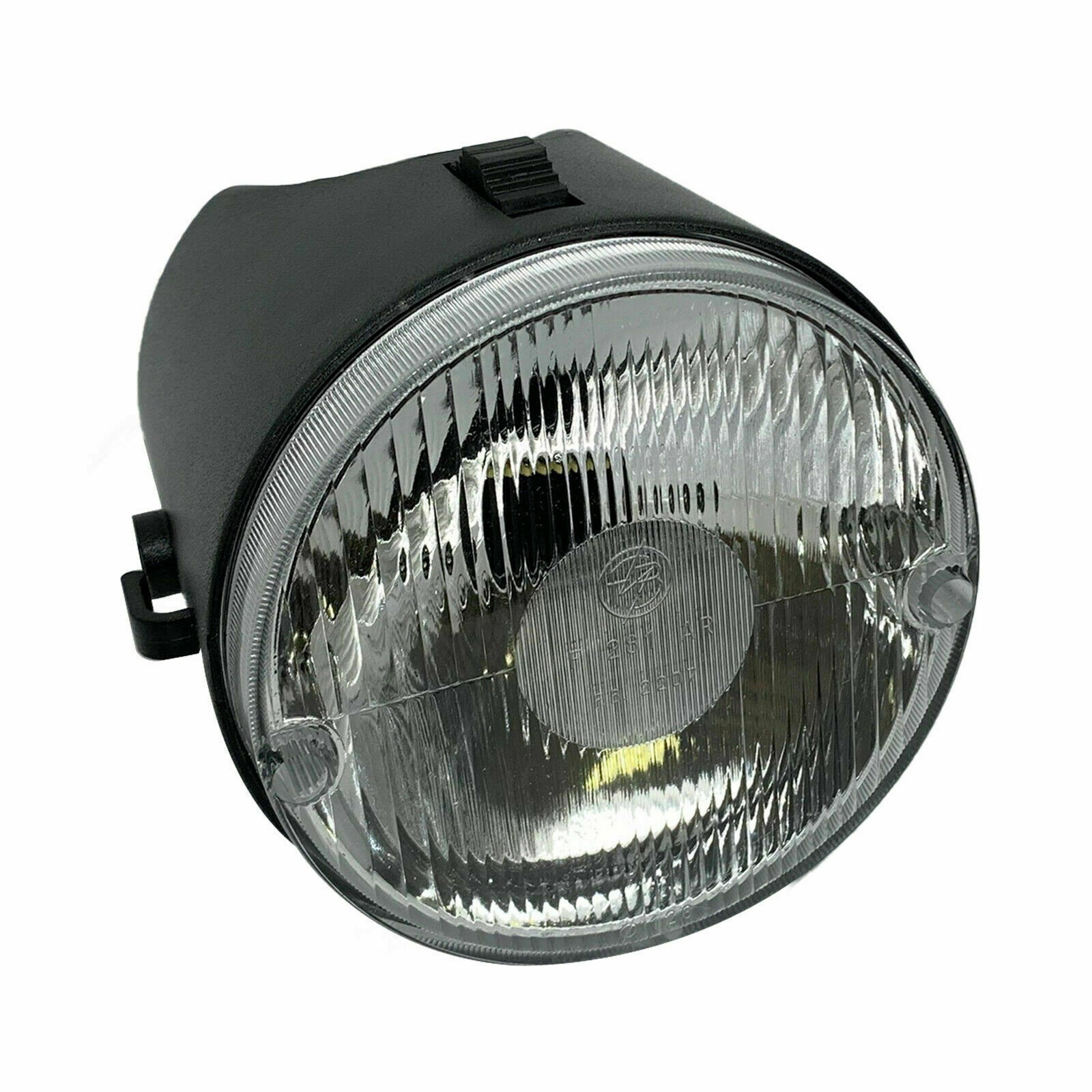 Far complet moped Piaggio Si Mix (96) 2T AC 50cc – 2 pozitii - culoare carcasa far: gri inchis