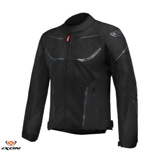 Geaca (jacheta) barbati pentru scuter - motocicleta Racing/Roadster Ixon vara model Striker AIR WP MS culoare: negru Negru XXL