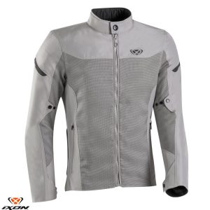 Geaca (jacheta) barbati pentru scuter - motocicleta Racing/Roadster Ixon vara model Fresh MS culoare: greige (gri) Greige (gri) XXXL