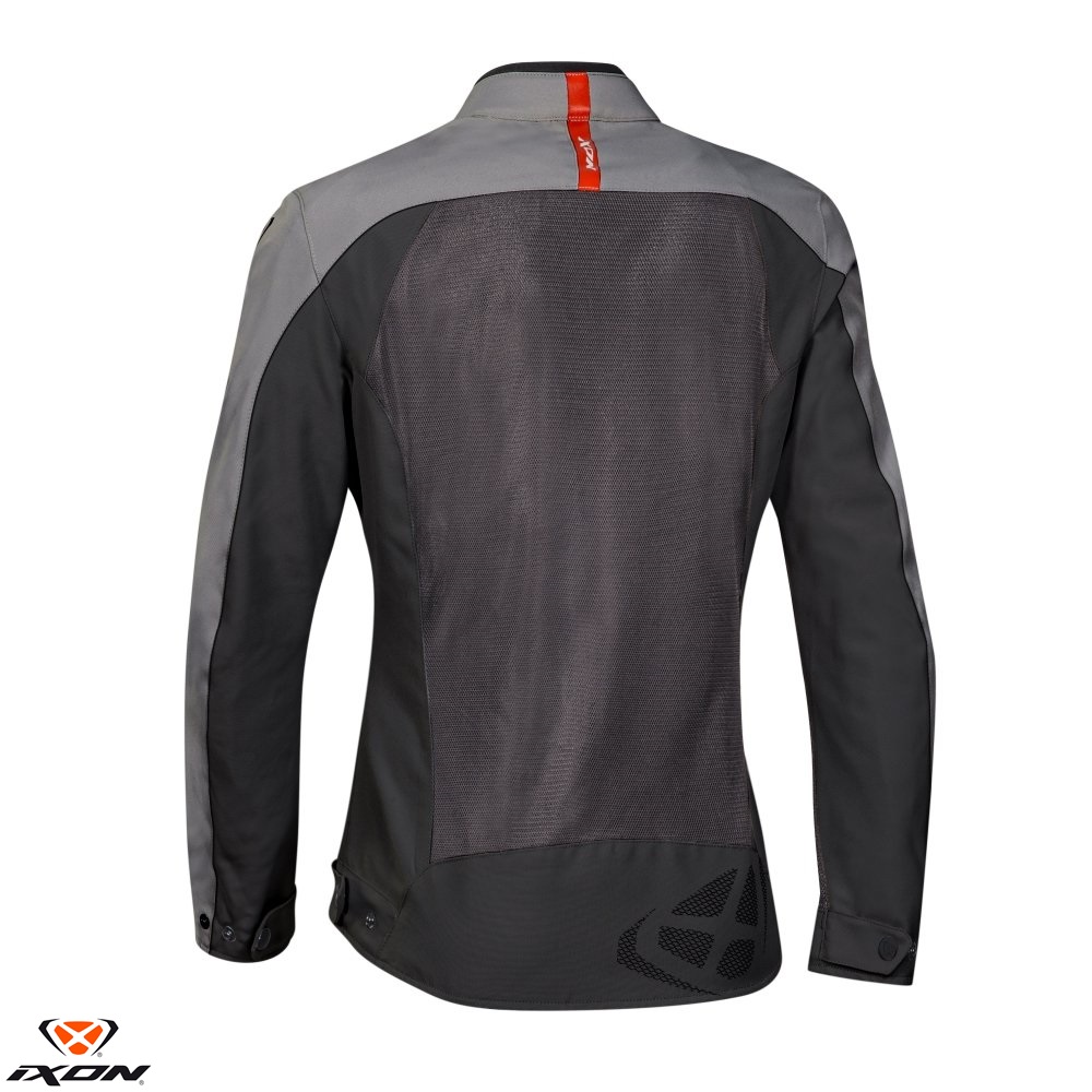 Geaca (jacheta) femei pentru scuter - motocicleta Racing/Roadster Ixon vara model Orion LS culoare: antracit/gri/rosu Antracit/gri/rosu XS - imagine 2