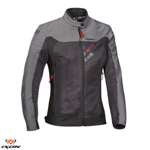 Geaca (jacheta) femei pentru scuter - motocicleta Racing/Roadster Ixon vara model Orion LS culoare: antracit/gri/rosu Antracit/gri/rosu XL