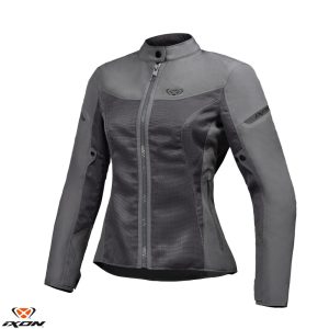Geaca (jacheta) femei pentru scuter - motocicleta Racing/Roadster Ixon vara model Fresh LS culoare: gri Gri XL