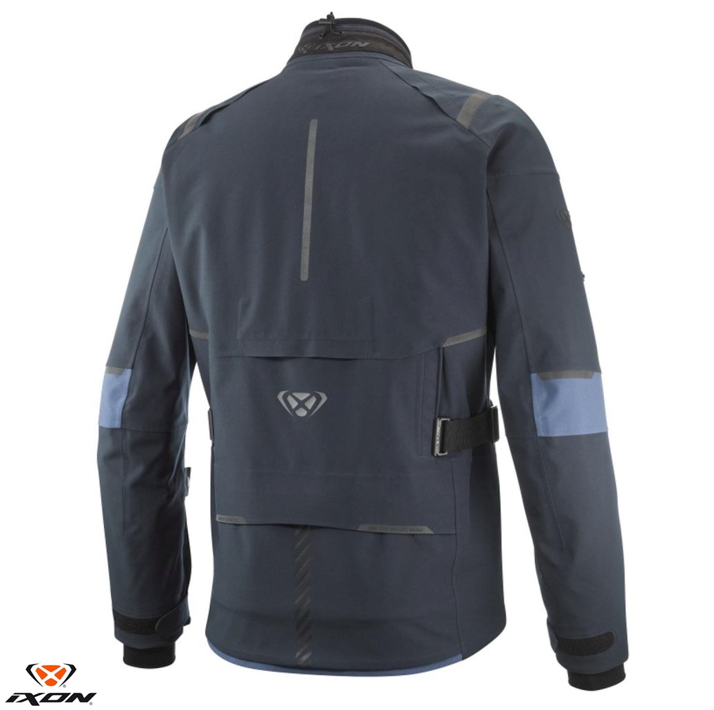 Geaca (jacheta) barbati pentru scuter - motocicleta Touring/Adventure Ixon All season model M-Skeid MS culoare: navy (albastru) (geaca laminata; waterproof pe exterior) XXL - imagine 2
