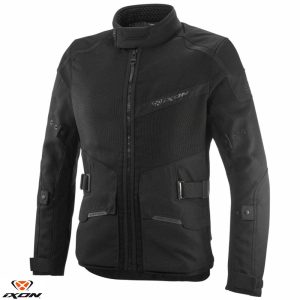Geaca (jacheta) barbati pentru scuter - motocicleta Touring/Adventure Ixon vara model M-Njord MS culoare: negru Negru 4XL