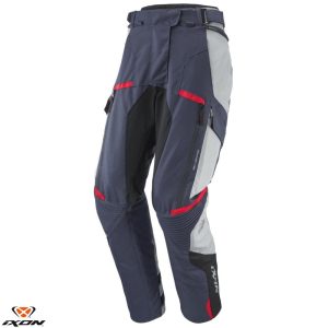 Pantaloni pentru scuter - motocicleta femei Touring/Adventure Ixon All season model Midgard LS culoare: gri/navy/negru Gri/navy/negru XL