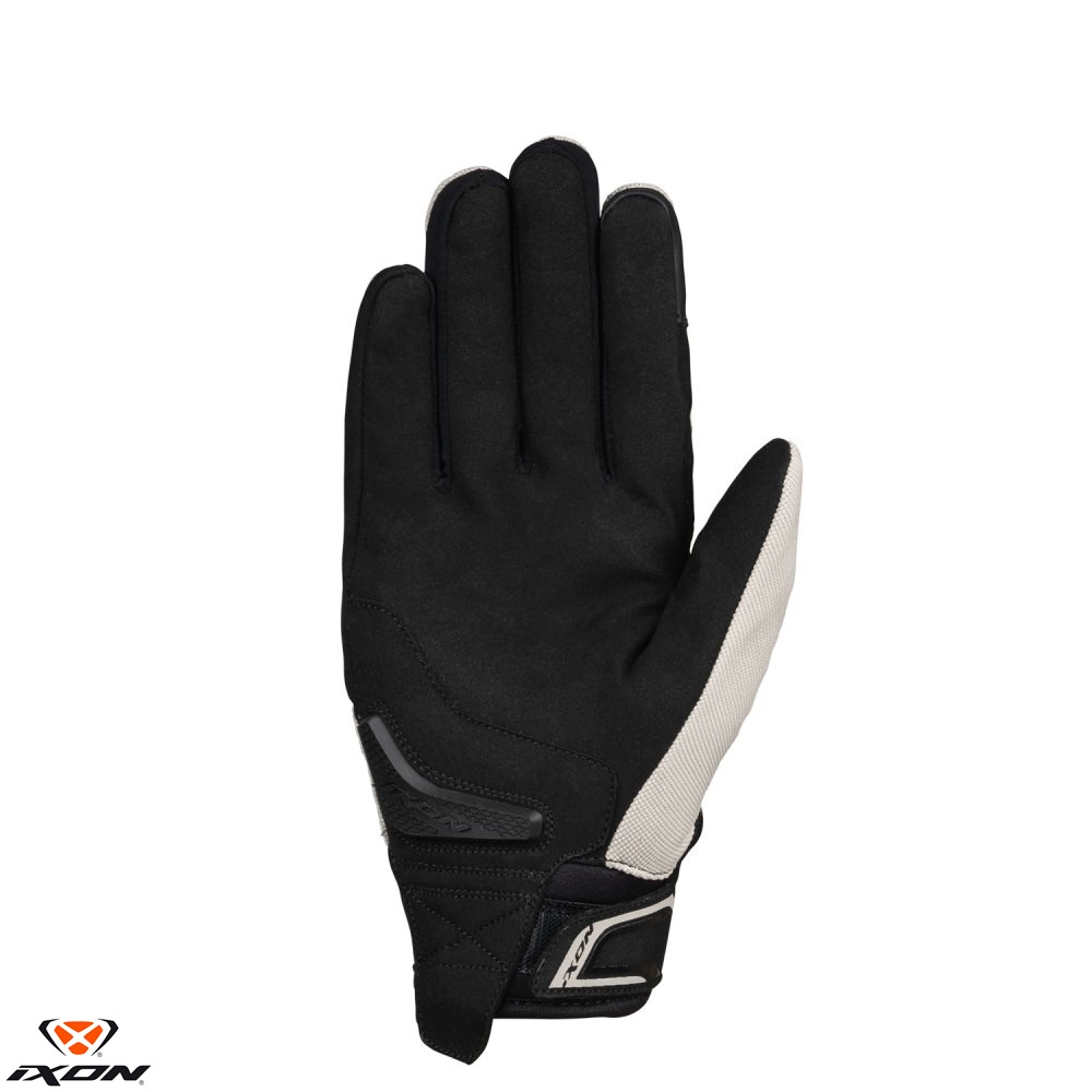 Manusi barbati pentru scuter - motocicleta Roadster vara Ixon model Hurricane MS culoare: greige (gri) – degete tactile L (9/10) - imagine 2