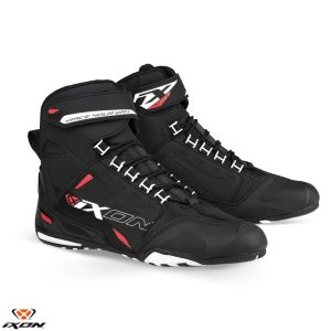 Ghete pentru scuter - motocicleta Roadster barbati vara Ixon model Killer MS culoare: negru/alb/rosu Negru/alb/rosu 46