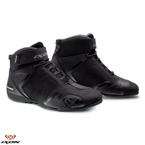Ghete pentru scuter - motocicleta Roadster barbati All Season Ixon model Gambler WP MS culoare: negru (100% waterproof) 47