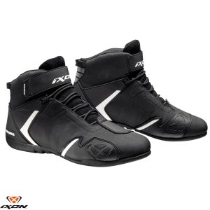Ghete pentru scuter - motocicleta Roadster barbati All Season Ixon model Gambler WP MS culoare: negru/alb (100% waterproof) 47