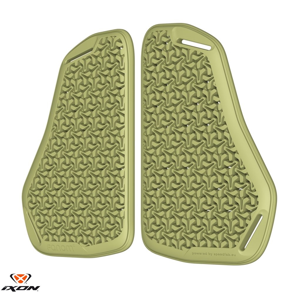 Set protectii piept omologate Ixon model FANOM CHEST B2 (Level 2) – culoare: khaki (Unisex) - imagine 2