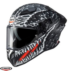 Casca integrala pentru scuter - motocicleta Caberg model Drift Evo II SV Crok H9 negru/antracit/rosu fluor mat Pinlock ready – lentila Pinlock inclusa M (57/58cm)