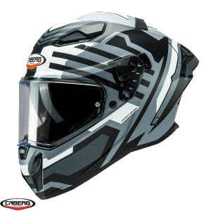 Casca integrala pentru scuter - motocicleta Caberg model Drift Evo II SV Horizon N5 gri/negru/alb mat Pinlock ready – lentila Pinlock inclusa XXL (63/64cm)