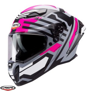 Casca integrala pentru scuter - motocicleta Caberg model Drift Evo II SV Horizon N6 gri/negru/fuchsia mat Pinlock ready – lentila Pinlock inclusa M (57/58cm)