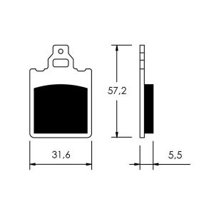 Lichidare: VICMA SET PLACUTE FRANA O717 ECHIVALENT CU FDB697