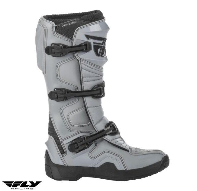 Cizme (boots) cross/enduro (off road) – ATV Fly Racing model Maverick culoare: negru/gri Negru/gri 45.5 (US 11) - imagine 2