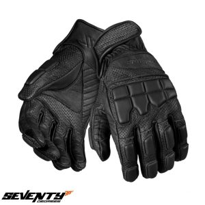Manusi barbati pentru scuter - motocicleta Naked vara Seventy model SD-N58 culoare: negru – degete tactile XXXL (65/66cm)