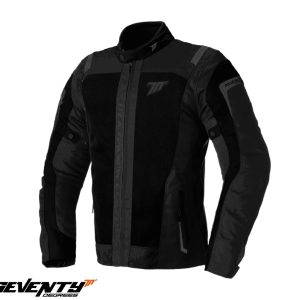 Geaca (jacheta) barbati pentru scuter - motocicleta Touring Seventy vara model SD-JT66 Sahara culoare: negru Negru XL