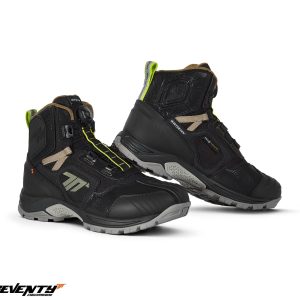 Ghete (cizme) pentru scuter - motocicleta Adventure (Touring) Unisex Seventy model SD-BA7 Stelvio culoare: negru/galben fluor Negru/galben fluor 46