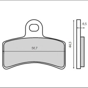 Set placute frana FT3039 – Gas Gas EC Boy – TXT Boy – Pampera – TXT 50-321cc