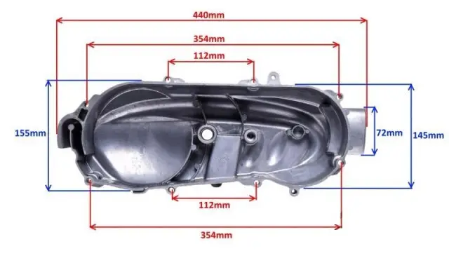 Capac curea transmisie Shineray ATV200 ST-9 - imagine 2