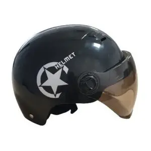 Casca protectie trotineta Negru lucios